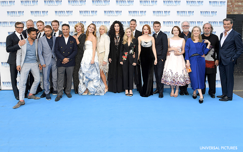 Group shot at premiere - Universal Pictures