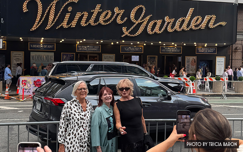 Judy Craymer and others at the Broadway opening 2025. 