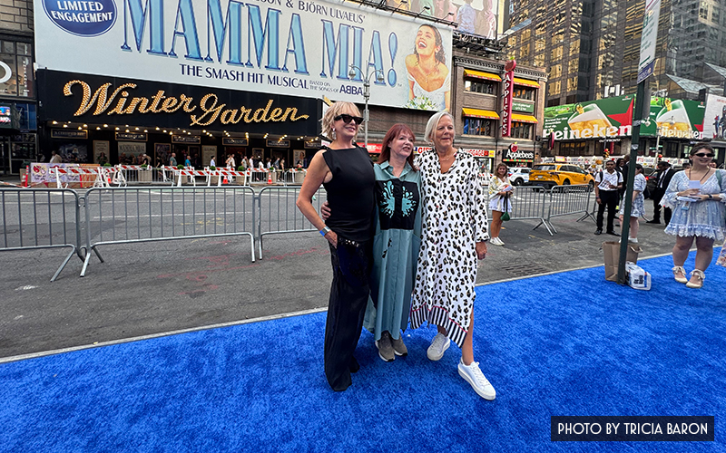 Judy Craymer and others at the Broadway opening 2025. 